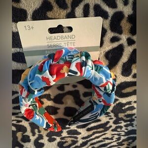 Colorful wide floral Headband new bright summer floral headband new